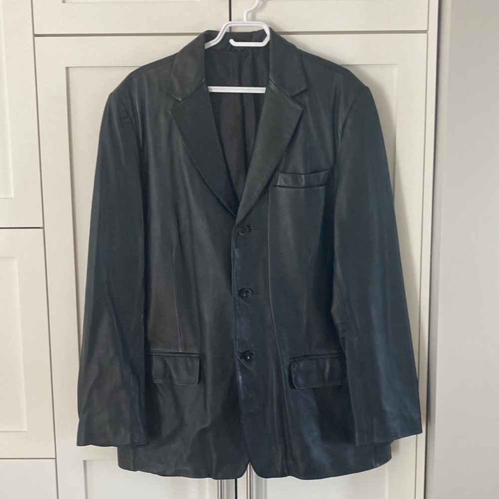 Reaction Kenneth Cole Leather Coat